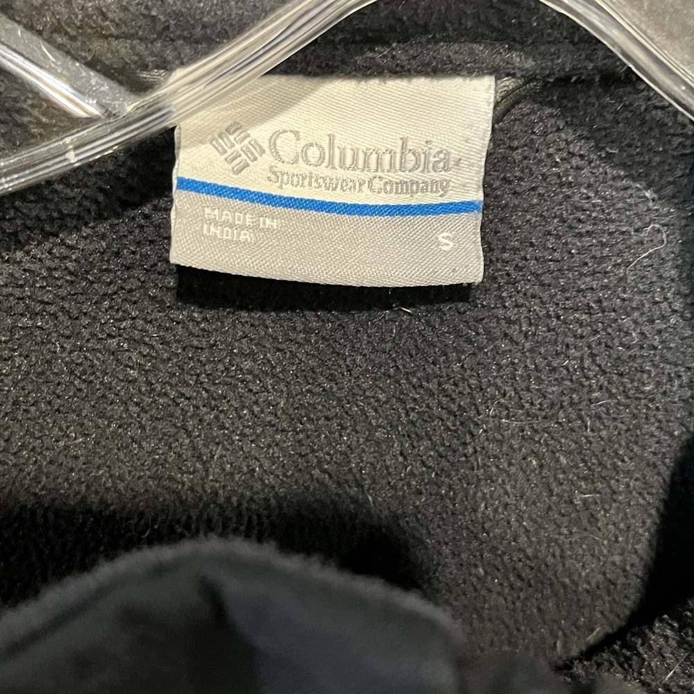 Columbia Ascender Softshell Jacket Men's S Black Zip Up Mock Neck Fleece Lined - Picture 6 of 9